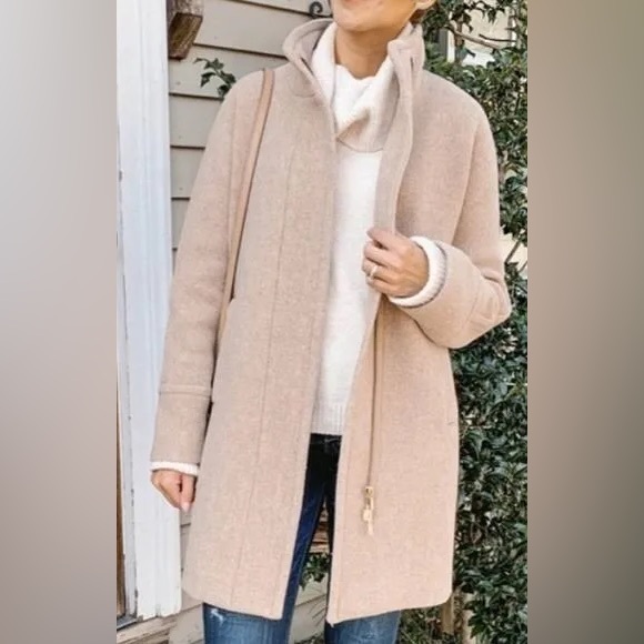 J.Crew Italian Stadium Cloth Wool Coat by Nello Gori – Size 4 - Picture 9 of 9